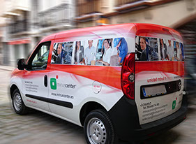 Gráficas Olimpia, rotulación de vehículos, logotipos