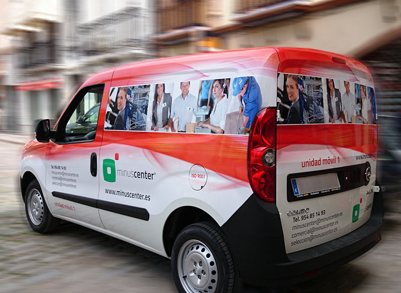 Gráficas Olimpia, rotulación de vehículos, logotipos